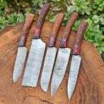 Keukenmes - Pakka Wood, handgemaakt gevouwen staal - Noord