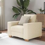 vidaXL Fauteuil Linnen 60 cm, Huis en Inrichting, Zetels | Zetels, Verzenden, Nieuw