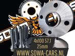 Spacers 25mm vw golf 1 2 3 polo 4x100 57,1 Spoorverbreders, Ophalen of Verzenden