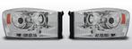 Koplampen Angel Eyes | Dodge Ram 2006-2008 | chroom, Auto-onderdelen, Verzenden, Nieuw, Dodge