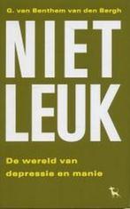 Niet Leuk De Wereld Van Depressie En Man 9789053303924, Verzenden, Zo goed als nieuw, G. van Benthem van den Bergh