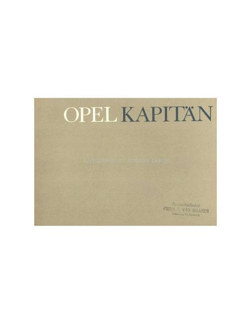 1964 OPEL KAPITÄN BROCHURE NEDERLANDS, Livres, Autos | Brochures & Magazines, Enlèvement ou Envoi