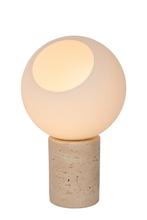 Lucide DAVIN - Tafellamp - 1xE27 - Opaal, Verzenden, Nieuw