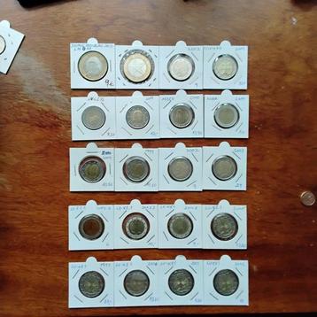 Europe. 2 Euro / 3 Euro 1999/2022 (20 monedas)  (Sans Prix, Postzegels en Munten