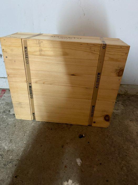 2019 Masseto - Toscane IGT - 3 Flessen (0.75 liter), Verzamelen, Wijnen