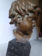 sculptuur, Cherubino - 29 cm - Brons, Antiek en Kunst