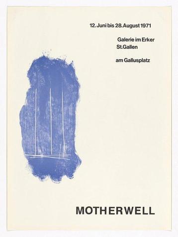 Robert Motherwell - Motherwell - Galerie Im Erker **