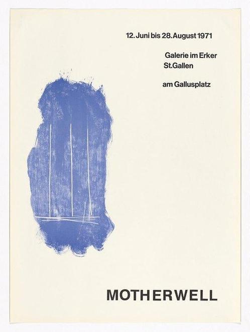 Robert Motherwell - Motherwell - Galerie Im Erker **, Antiek en Kunst, Kunst | Tekeningen en Fotografie