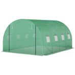 TRUUSK Foliekas 4x3x2m - 8 Ramen - Roldeur - Oprolbare Zijwa, Verzenden, Nieuw