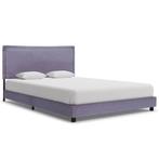 vidaXL Bedframe stof lichtgrijs 140x200 cm, Huis en Inrichting, Slaapkamer | Bedden, Verzenden, Nieuw