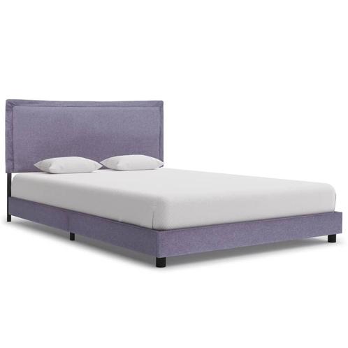 vidaXL Bedframe stof lichtgrijs 140x200 cm, Huis en Inrichting, Slaapkamer | Bedden, Nieuw, Verzenden