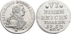 1/6 taler, daalder 1752 A Brandenburg-Preussen Pruisen Fr..., Verzenden, België