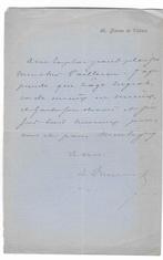 Alexandre Dumas, fils - Lettre autographe signée - 1860, Nieuw