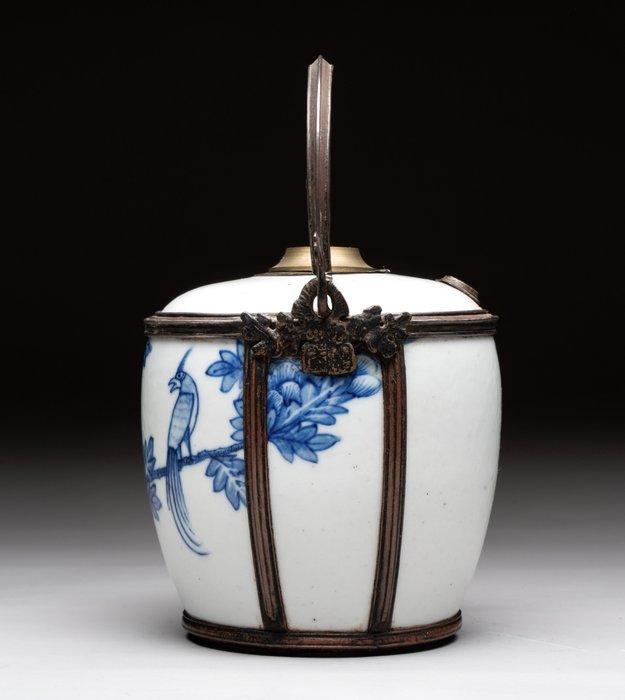 CHINESE BLEU DE HUE OPIUMPIPA VOOR DE VIETNAMESE MARKT,, Antiek en Kunst, Antiek | Overige Antiek