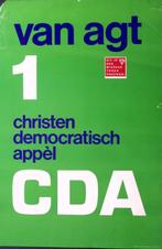 Campagne poster van politieke partij CDA met de naam Van..., Verzamelen, Verzenden, Nieuw, Overige onderwerpen, Met lijst