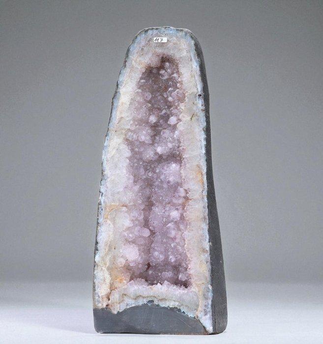 Blue Ametrine Quartz Cave Cluster Geode - Hoogte: 430 mm -, Antiek en Kunst, Curiosa en Brocante
