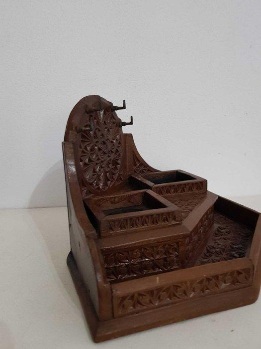 Encrier - Bois, Antiquités & Art, Curiosités & Brocante