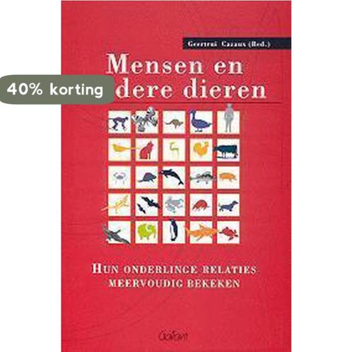 Mensen en andere dieren 9789044110715, Boeken, Psychologie, Gelezen, Verzenden