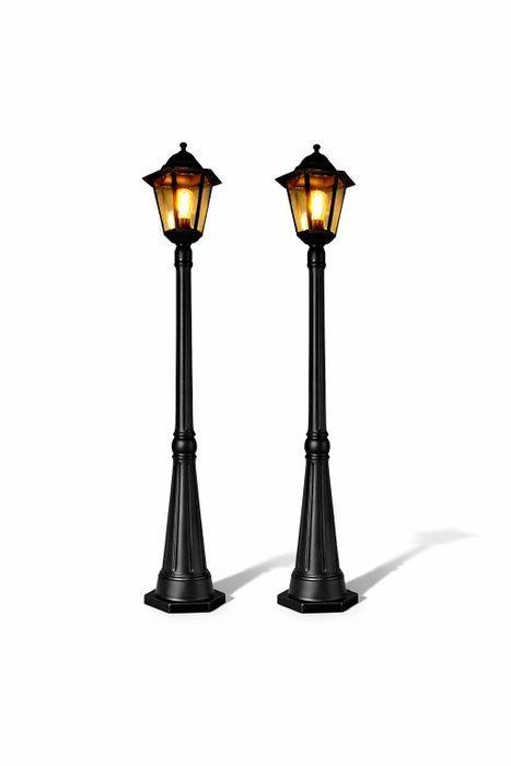 Lantaarn (2) - Aluminium - klassieke buitenlantaarns, Antiquités & Art, Curiosités & Brocante