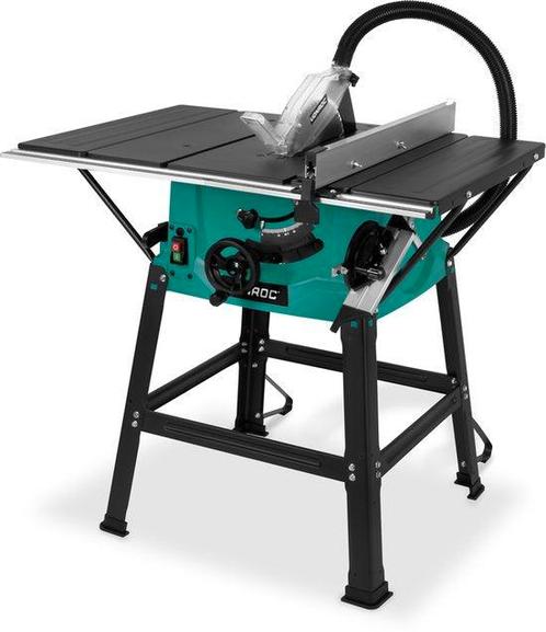 VONROC Zaagtafel 2000W – Ø250mm - Groot werkblad - Zaaghoek, Doe-het-zelf en Bouw, Gereedschap | Zaagmachines, Ophalen of Verzenden