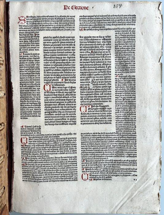 [Inkunabel] Gregor IX. - Decretales Gregorii IX. - 1486, Antiek en Kunst, Antiek | Boeken en Manuscripten