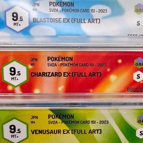 Tris SR Full Art (POKEMON 151) Charizard, Venusaur,, Hobby en Vrije tijd, Verzamelkaartspellen | Pokémon