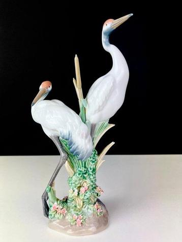 Lladró - Salvador Debón - Sculpture, Courting Cranes #1611 -