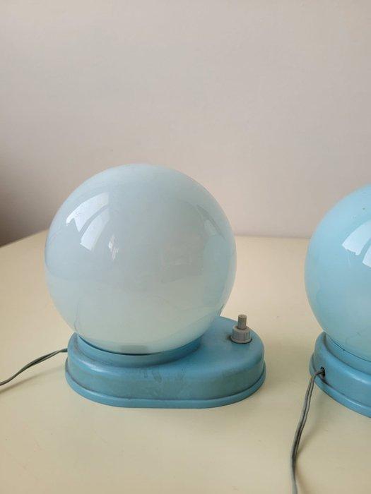 Produzione Italiana - Lampe de table (2) - Verre, Plastique, Antiquités & Art, Antiquités | Éclairage