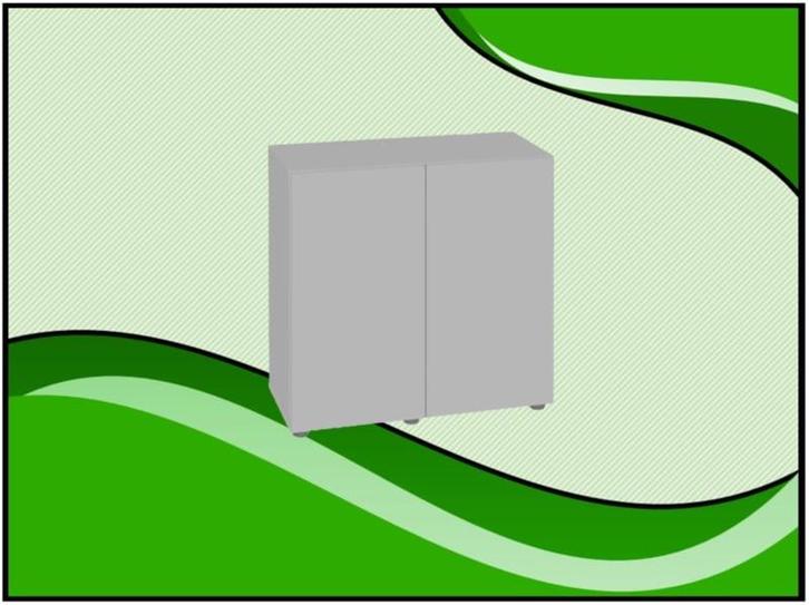 Aquael OptiSet 80 grijs aquarium meubel (kasten, Meubels), Dieren en Toebehoren, Vissen | Aquaria en Toebehoren, Overige typen