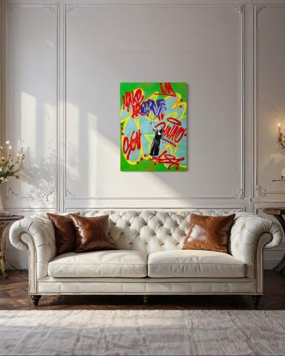 Sinao - Such Great Heights [100% handmade], Antiek en Kunst, Kunst | Schilderijen | Modern