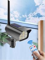Dummy solar sensor camera LED lamp buiten waterdicht *zwart*, Audio, Tv en Foto, Videobewaking, Nieuw, Verzenden