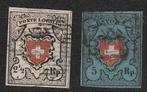 Suisse 1852 - Collection de timbres de différents rayons. -