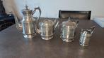 Koffieservies (4) - zilver metaal