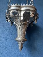 Lampe de sanctuaire - Bronze argenté, Antiek en Kunst