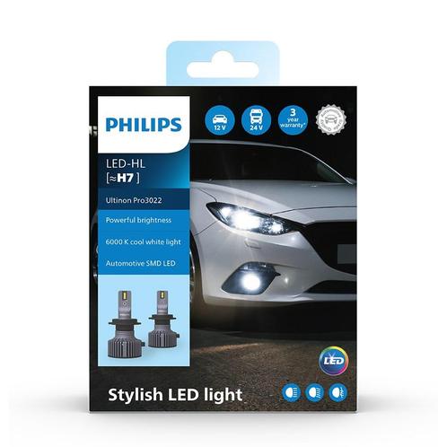 Philips H7 LED Koplamp 12-24V Ultinon Pro3022 Set, Auto-onderdelen, Verlichting, Ophalen of Verzenden