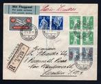 Zwitserland 1923 - Aangetekende luchtpost brief - Gratis, Timbres & Monnaies, Timbres | Europe | Belgique