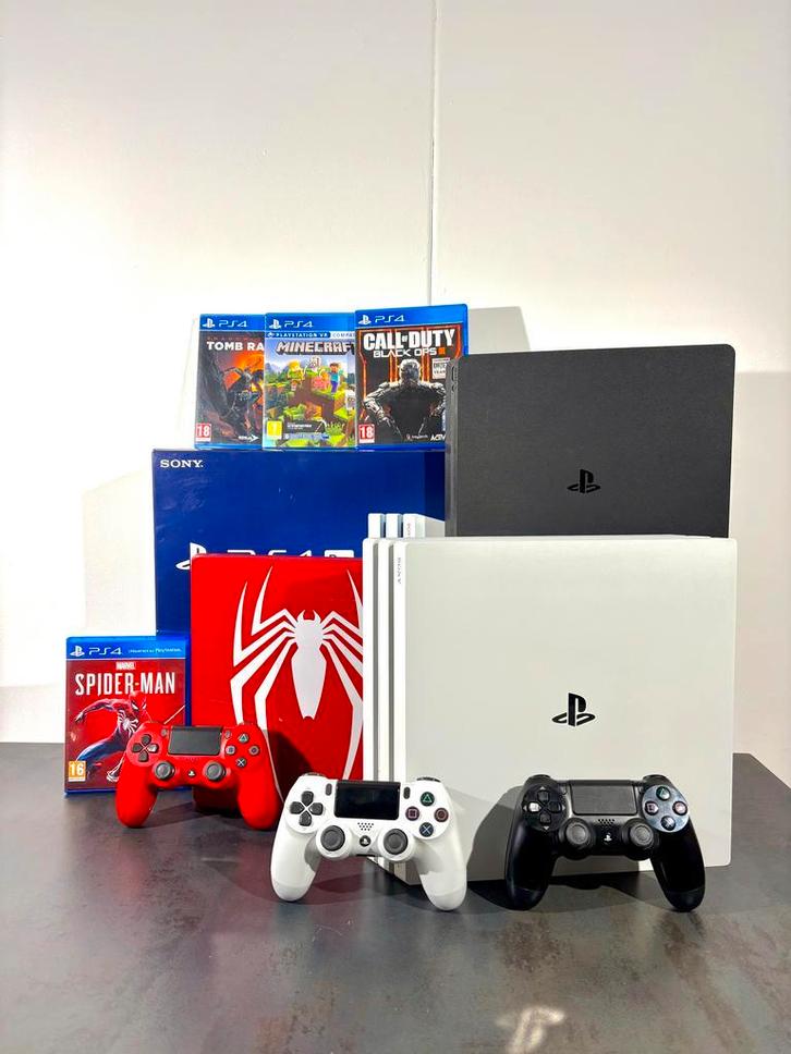 Refurbished Playstation 4 Consoles en Controllers Kopen, Games en Spelcomputers, Spelcomputers | Sony PlayStation 4, Nieuw