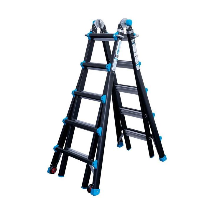 Professionele vouwladder Eurostairs 4x5, Doe-het-zelf en Bouw, Ladders en Trappen, Verzenden