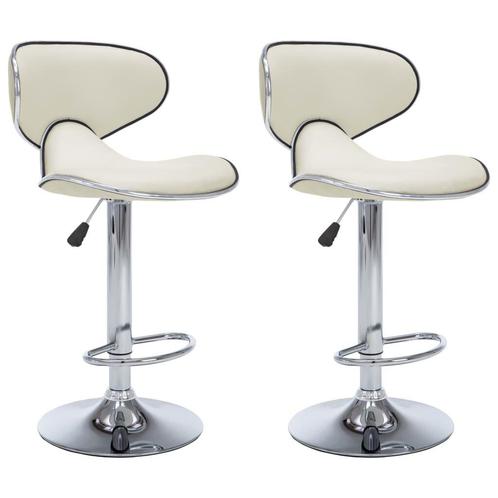 Cremekleurige Barkrukken Deal! 40% Korting voor Jouw Bar/..., Huis en Inrichting, Barkrukken, 90 cm of meer, 2 krukken, Nieuw