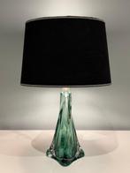 Val Saint Lambert - René Delvenne - Lampe de table - Cristal, Antiek en Kunst