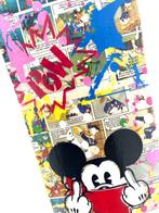 Koen Betjes (1992) - Skatedeck Rebellious Mickey x Banksy x, Antiek en Kunst