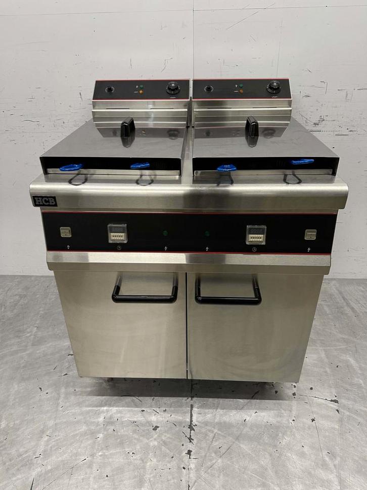 HCB Acier inoxydable Friteuse double Friteuse 2 x 30 litres, Articles professionnels, Horeca | Autre, Envoi