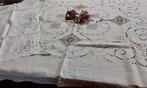 Drap de lit (2) - 140 cm - 123 cm - Anciennes broderies