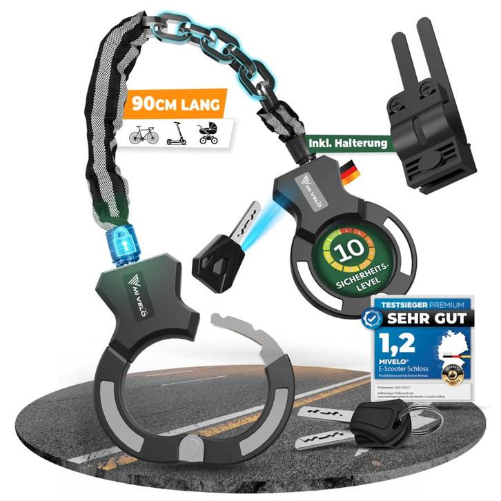2eChoix | MIVELO Antivol pour scooters électriques et vélos, Fietsen en Brommers, Fietsaccessoires | Overige Fietsaccessoires