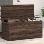 vidaXL Opbergbox 100x42x46 cm bewerkt hout bruin, Huis en Inrichting, Verzenden, Nieuw