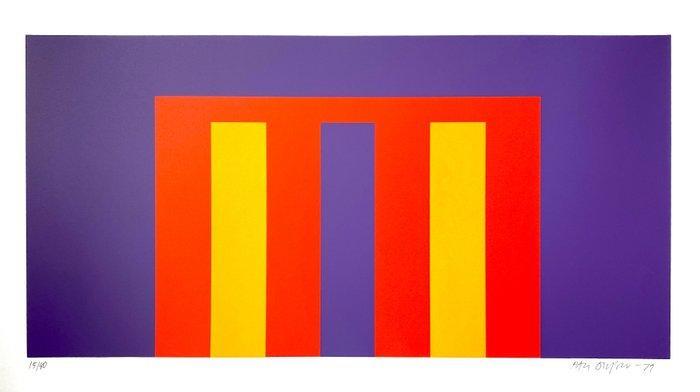Paul Osipow (1939) - Geometric composition II, Antiek en Kunst, Antiek | Overige Antiek