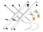 Ladderklem - imperiaal - met hangslot - tot 28 cm, Ophalen of Verzenden, Nieuw