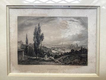 Italië - Florence; Charles Fume (1794-1859) - Vue Generale beschikbaar voor biedingen
