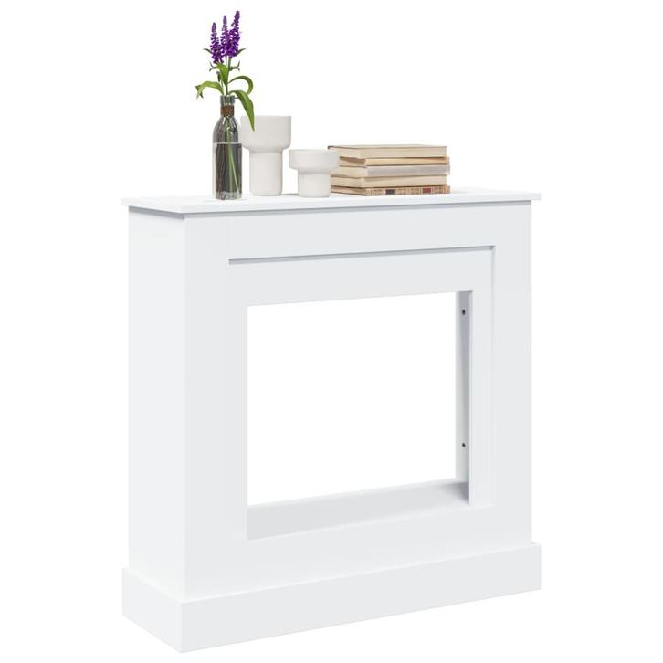 vidaXL Haardombouw 90x30x90 cm bewerkt hout wit, Huis en Inrichting, Kachels, Nieuw, Verzenden