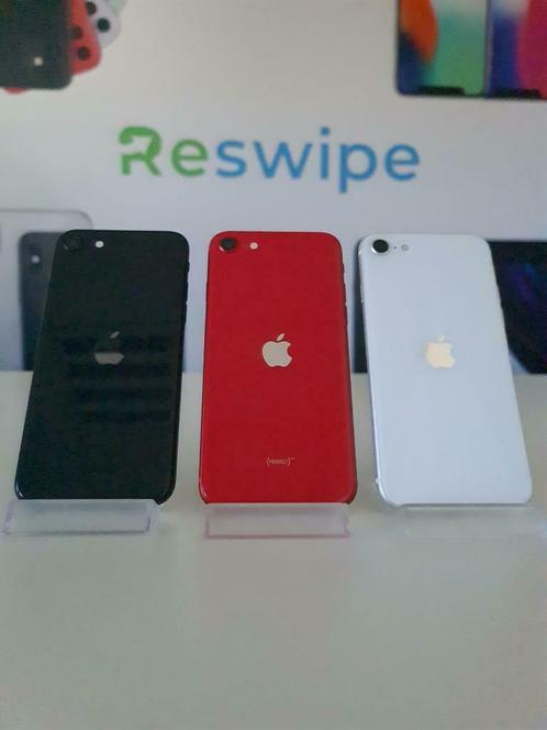 iPhone SE 2022 64GB 128GB 256GB Zwart Wit Rood +3 J garantie, Telecommunicatie, Mobiele telefoons | Apple iPhone, Zo goed als nieuw